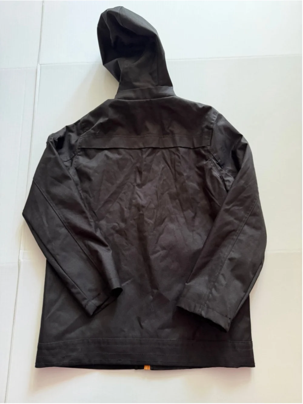 Urban Republic black hooded boys utility jacket with orange lining sz 14/17